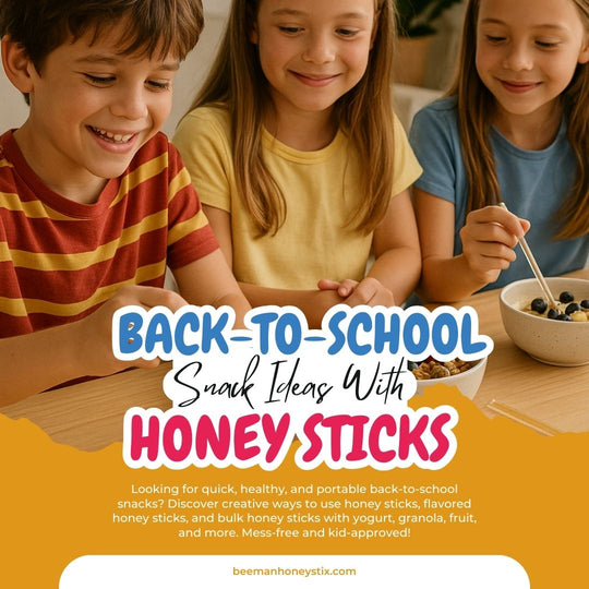 Back-to-School Snack Ideas with Honey Sticks