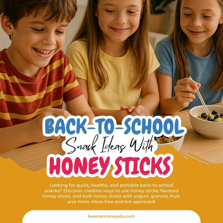 Back-to-School Snack Ideas with Honey Sticks