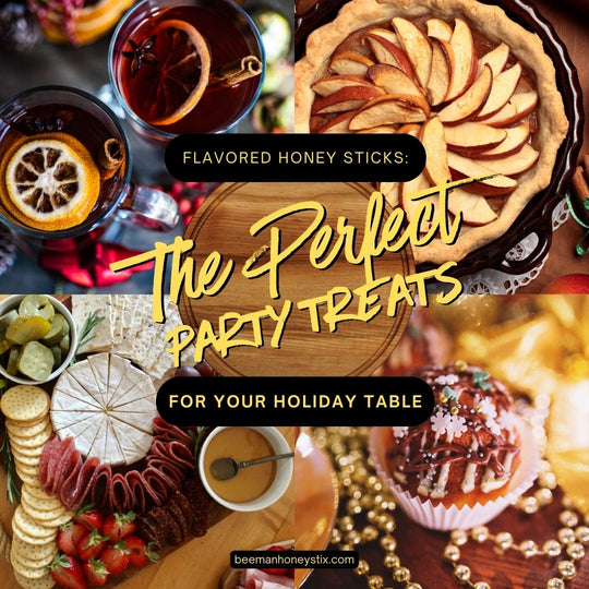 Flavored Honey Sticks: The Perfect Party Treats for Your Holiday Table