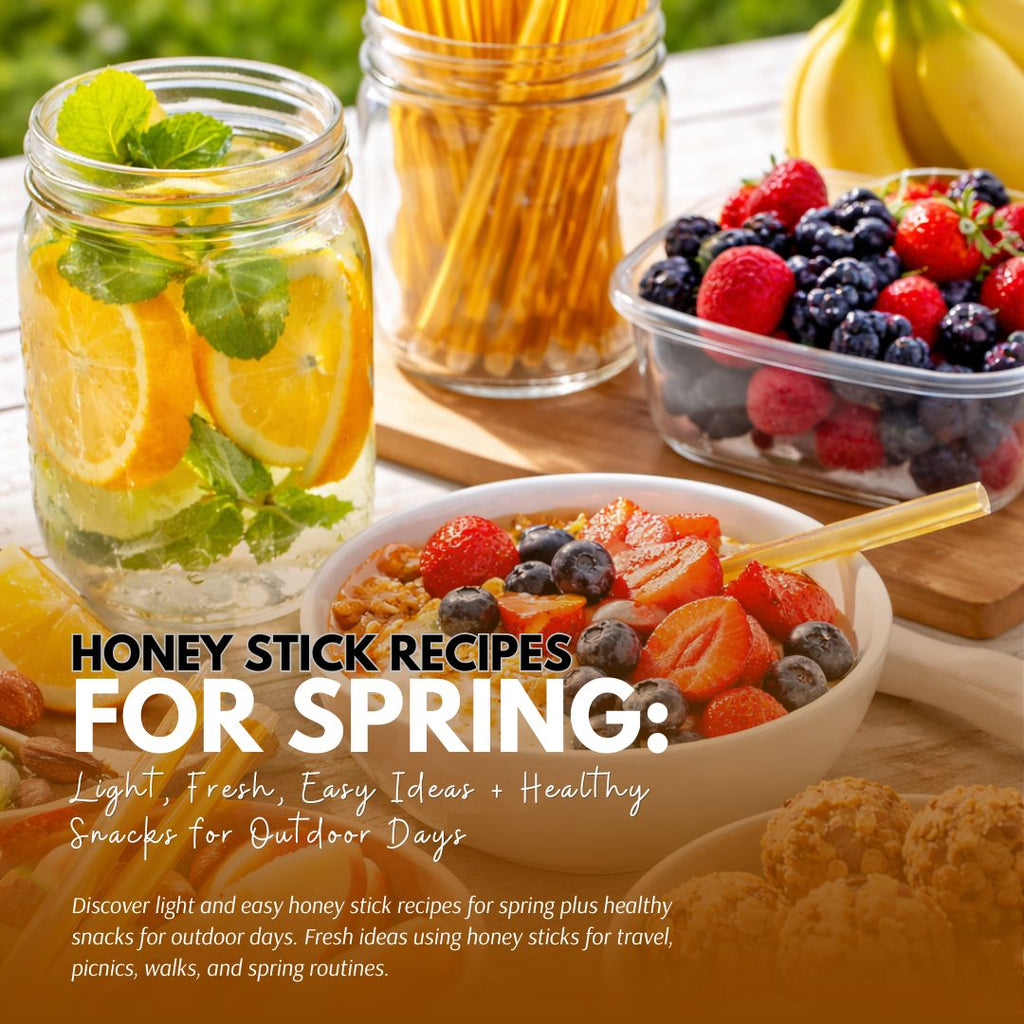 Spring Day Snack Box Honey Stick Recipes for Spring | Healthy Snacks for Outdoor Days – Bee ...