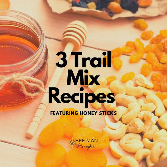 3 Trail Mix Recipes Featuring Honey Sticks